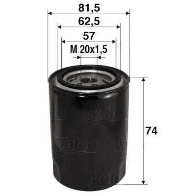 Õlifilter VALEO 586017