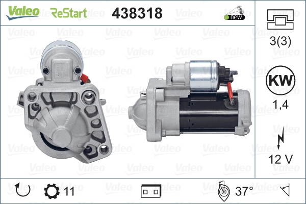 Starter VALEO 438318