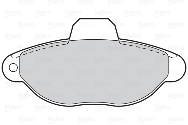 Piduriklotsi komplekt, ketaspidur VALEO 302110