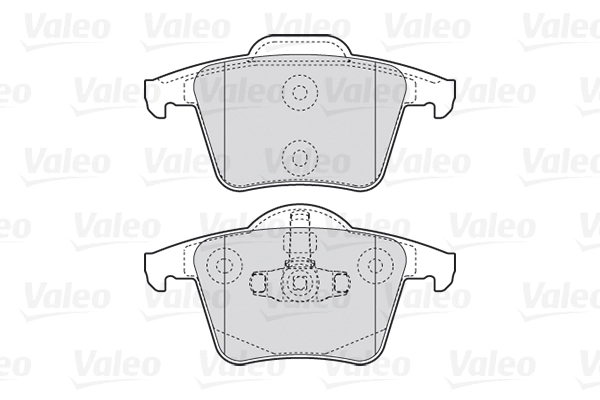 Piduriklotsi komplekt, ketaspidur VALEO 301829