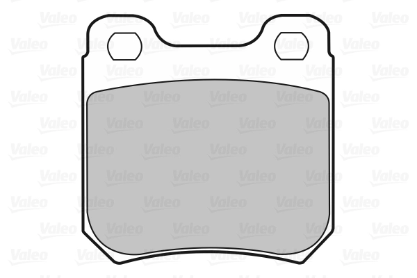 Piduriklotsi komplekt, ketaspidur VALEO 598183