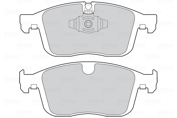 Piduriklotsi komplekt, ketaspidur VALEO 302313