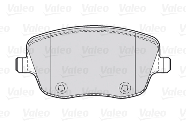 Piduriklotsi komplekt, ketaspidur VALEO 301667
