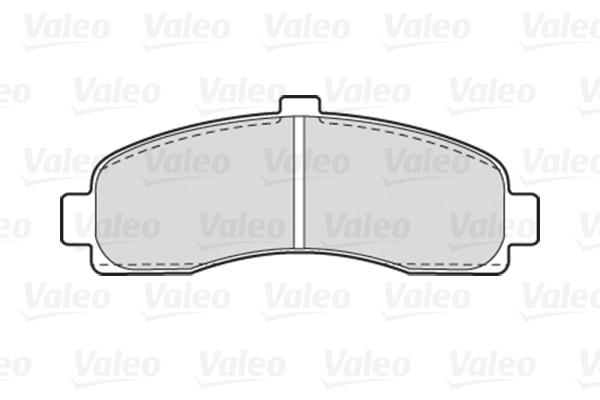 Piduriklotsi komplekt, ketaspidur VALEO 301014