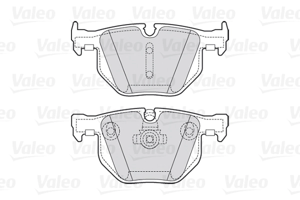 Piduriklotsi komplekt, ketaspidur VALEO 301754