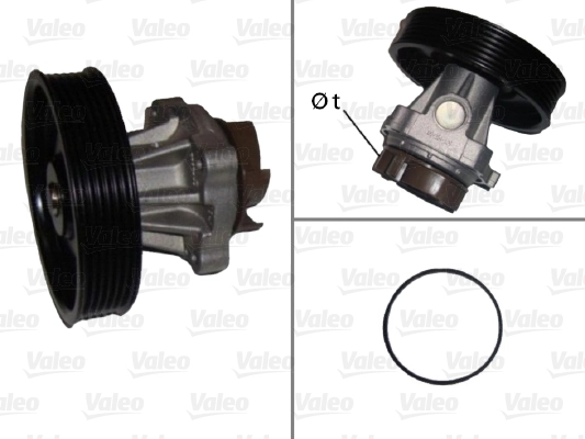Veepump, mootori jahutus VALEO 506716