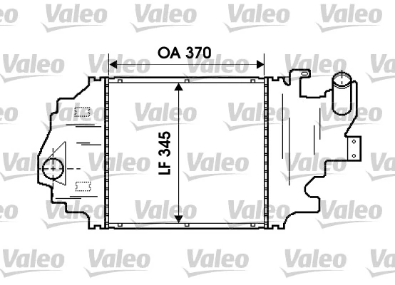 Kompressoriõhu radiaator VALEO 817923