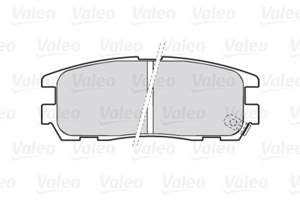 Piduriklotsi komplekt, ketaspidur VALEO 301507