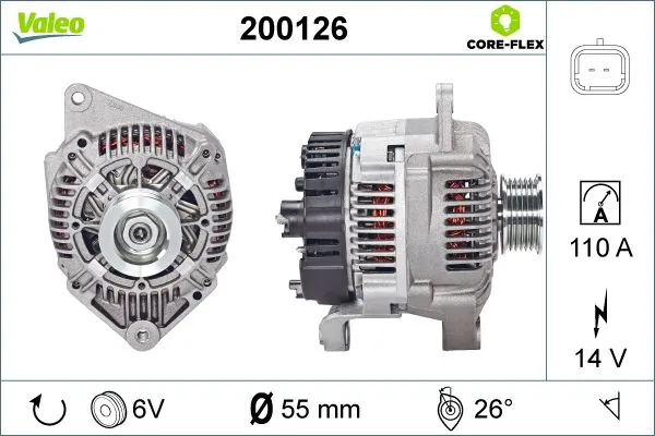 Generaator VALEO 200126