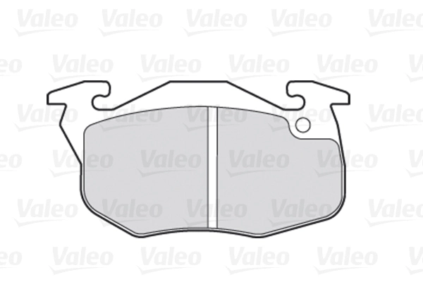 Piduriklotsi komplekt, ketaspidur VALEO 301075