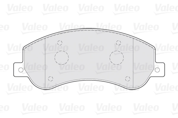 Piduriklotsi komplekt, ketaspidur VALEO 301816