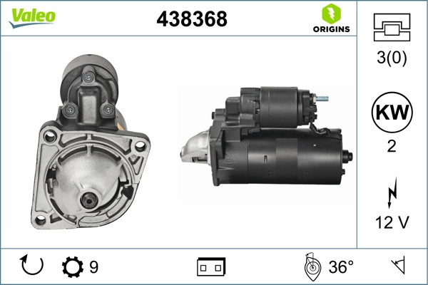 Starter VALEO 438368