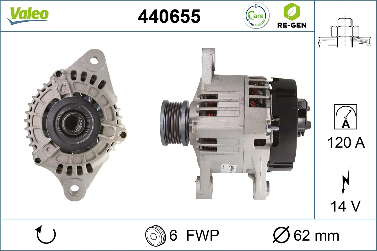 Generaator VALEO 440655