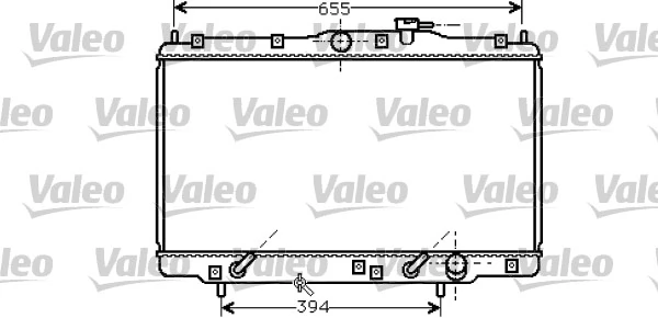Radiaator, mootorijahutus VALEO 734747