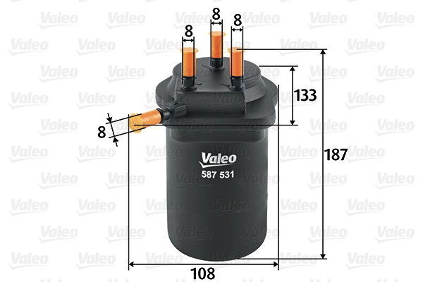 Kütusefilter VALEO 587531