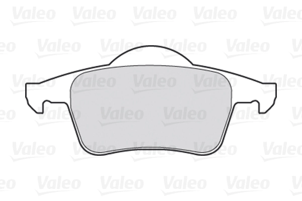 Piduriklotsi komplekt, ketaspidur VALEO 301480
