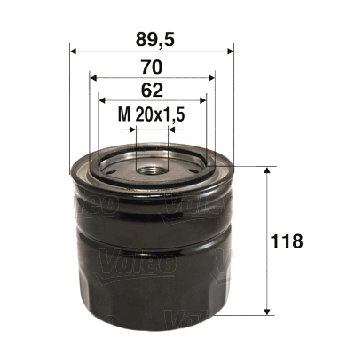 Õlifilter VALEO 586035