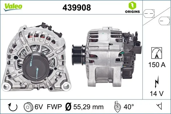 Generaator VALEO 439908