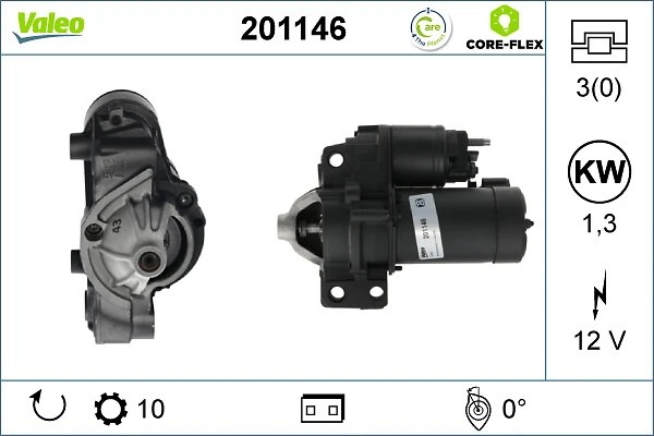 Starter VALEO 201146