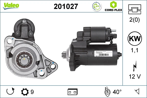 Starter VALEO 201027