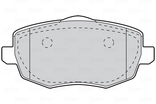 Piduriklotsi komplekt, ketaspidur VALEO 301761