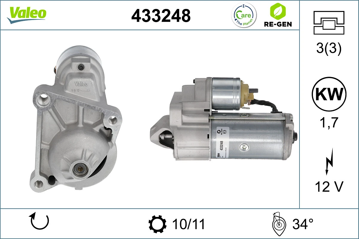 Starter VALEO 433248