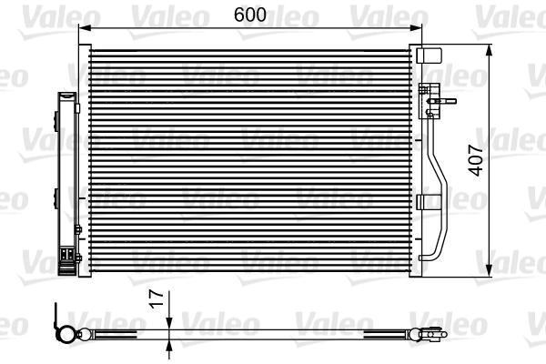 Kondensaator, kliimaseade VALEO 814478