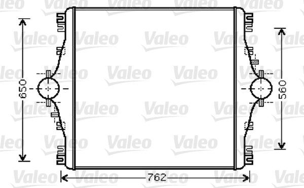 Kompressoriõhu radiaator VALEO 818751