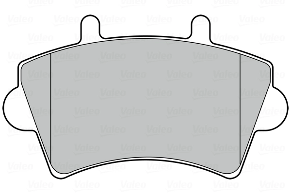 Piduriklotsi komplekt, ketaspidur VALEO 301537