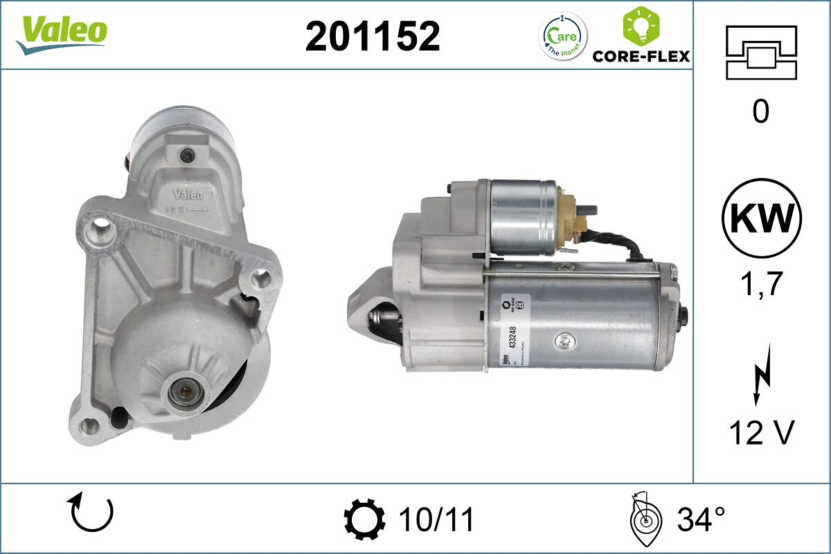 Starter VALEO 201152