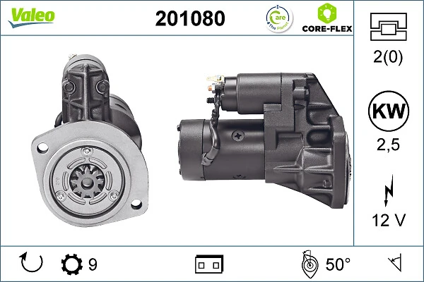 Starter VALEO 201080