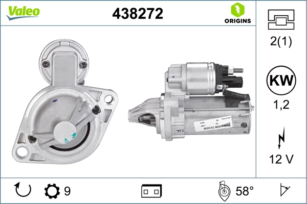 Starter VALEO 438272