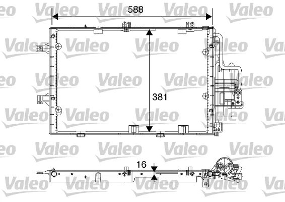 Kondensaator, kliimaseade VALEO 817843