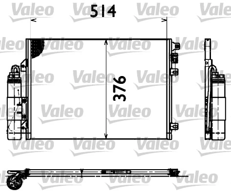 Kondensaator, kliimaseade VALEO 817428