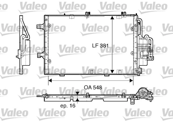 Kondensaator, kliimaseade VALEO 817609