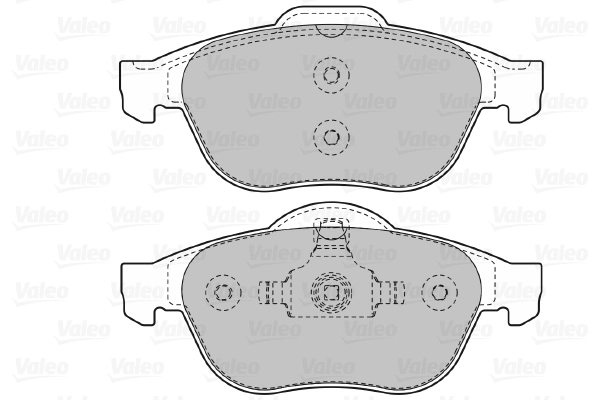 Piduriklotsi komplekt, ketaspidur VALEO 598471