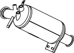 Tahma-/partikelfilter, väljalaskesüst. DINEX 74317