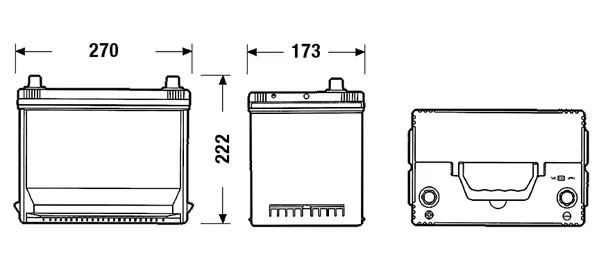 Käivitusaku EXIDE EA755