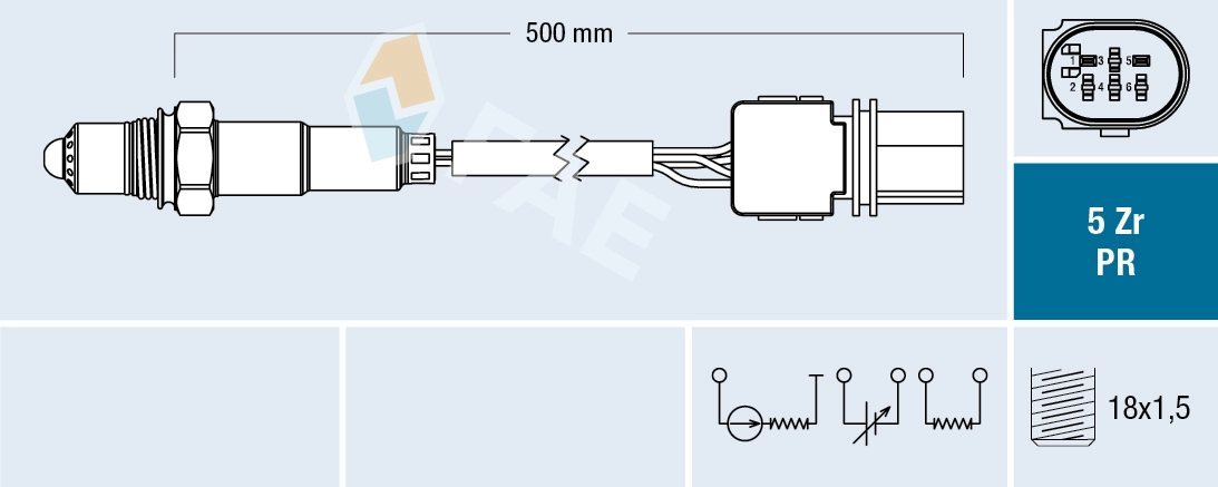 Lambda andur FAE 75119