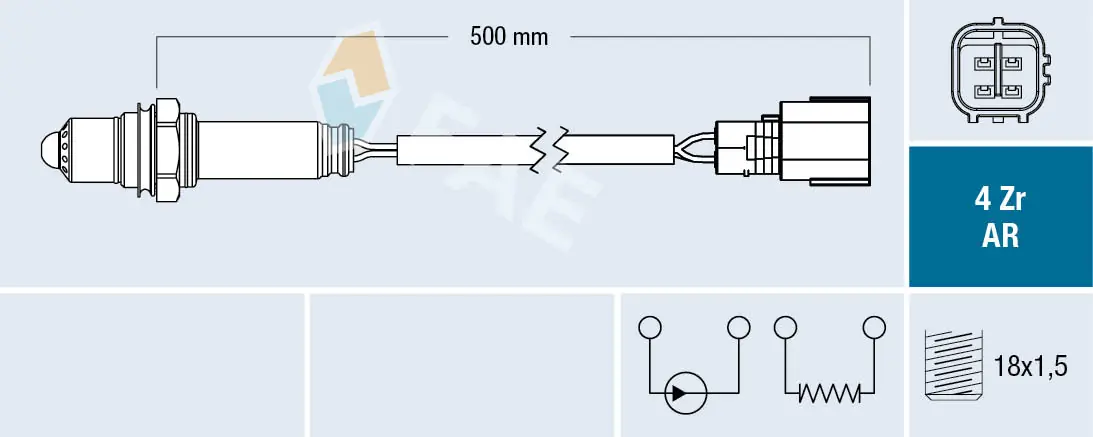 Lambda andur FAE 75645