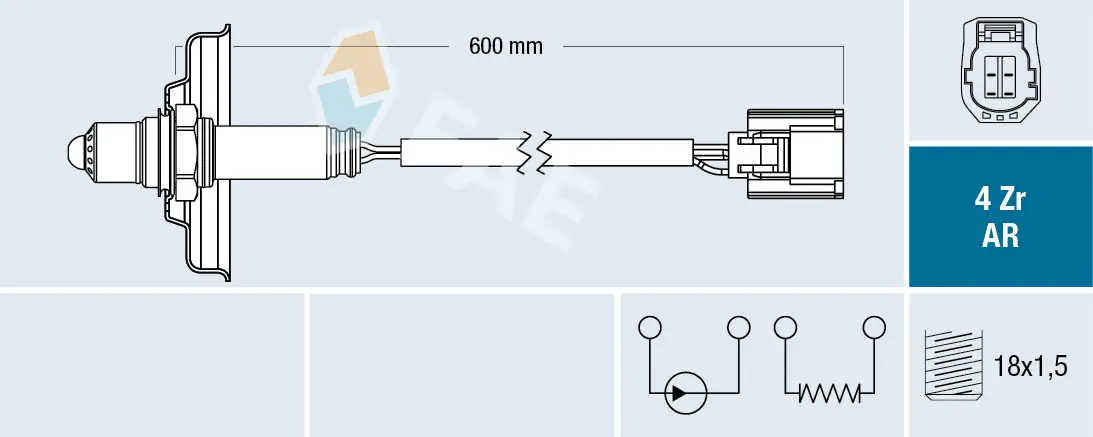 Lambda andur FAE 75636