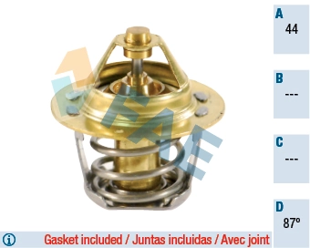 Termostaat, Jahutusvedelik FAE 5204187