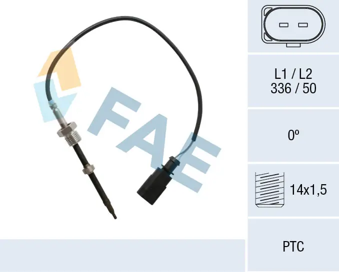 Andur, heitgaasitemperatuur FAE 68025