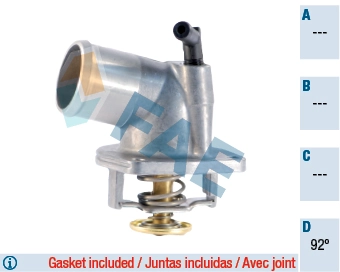 Termostaat, Jahutusvedelik FAE 5321792