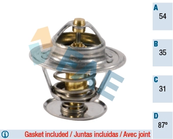 Termostaat, Jahutusvedelik FAE 5307087