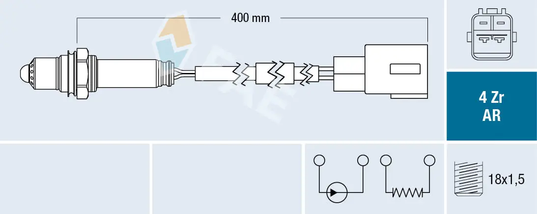 Lambda andur FAE 75617