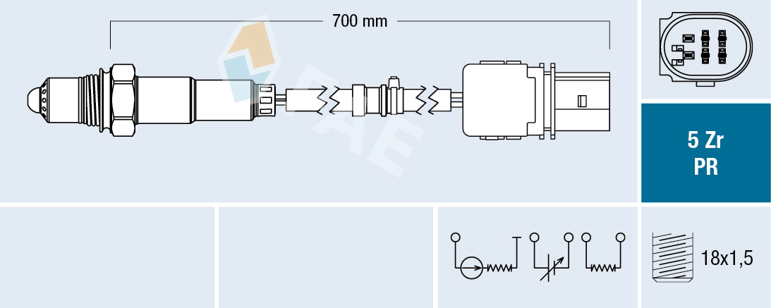 Lambda andur FAE 75158