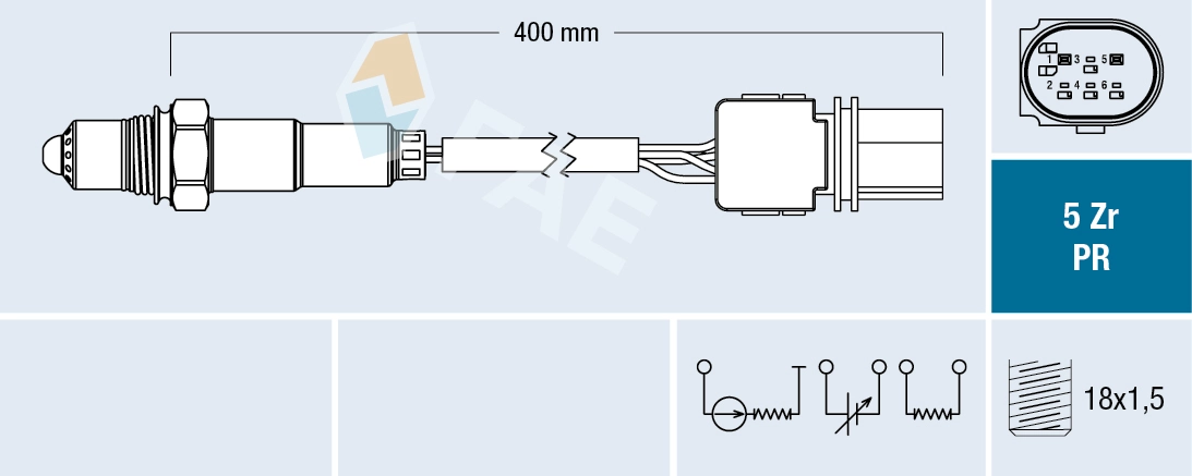 Lambda andur FAE 75061