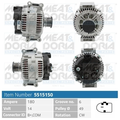 Generaator MEAT & DORIA 5515150