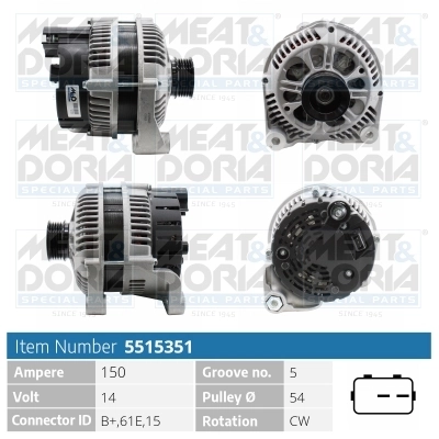 Generaator MEAT & DORIA 5515351